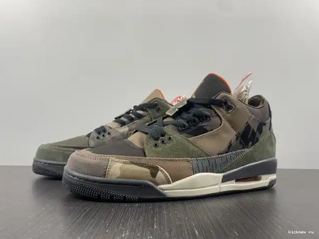 Rep MAX 3 DO1830-200 Camo Air Jordan Retro Patchwork 0316
