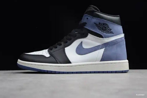 Cheap MAX OG 555088-115 Blue Jordan Retro High Air 1 Moon 0316