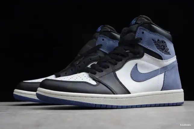 Cheap MAX OG 555088-115 Blue Jordan Retro High Air 1 Moon 0316