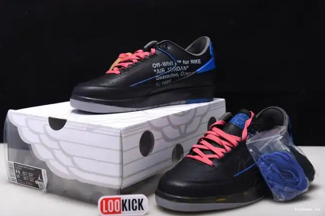 Cheap MAX 2 DJ4375-004 Retro Black Jordan SP Off-White Low Blue 0316