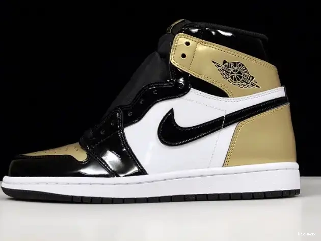 Rep MAX 1 Air Jordan Glod 861428-007 Toe Retro High 0316