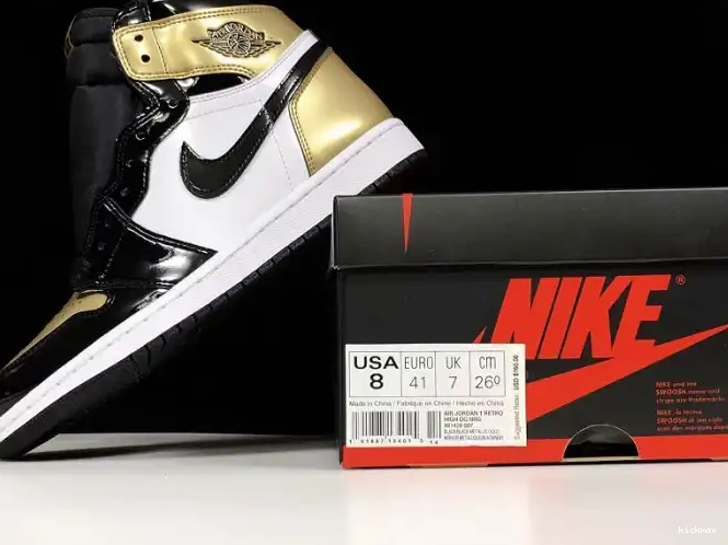 Rep MAX 1 Air Jordan Glod 861428-007 Toe Retro High 0316