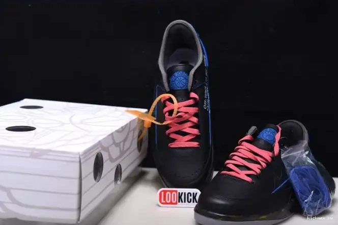 Cheap MAX 2 DJ4375-004 Retro Black Jordan SP Off-White Low Blue 0316