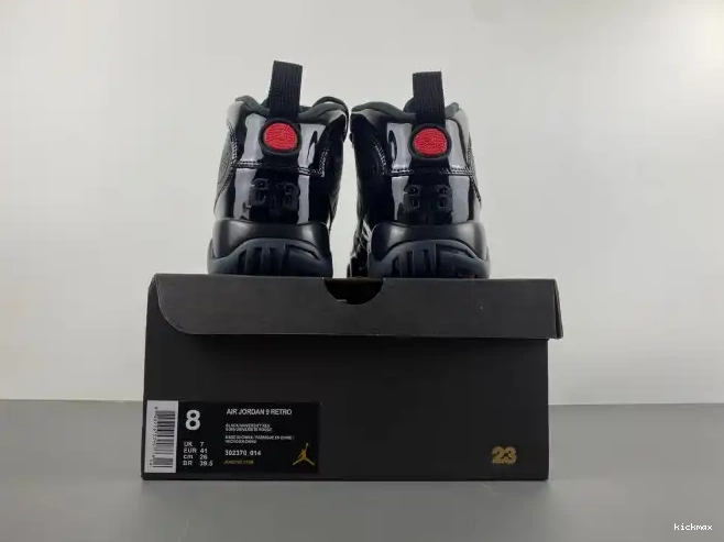 Rep MAX Retro Air Bred 9 302370-014 Jordan Patent 0318